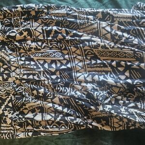 Mossimo Supply Co. Black and White Wide Leg Pants